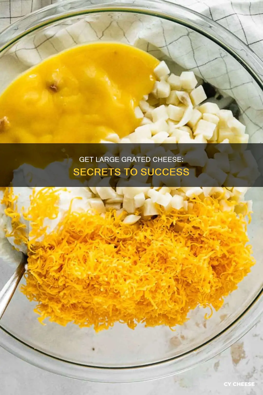 how to get large grated cheese like tilamook