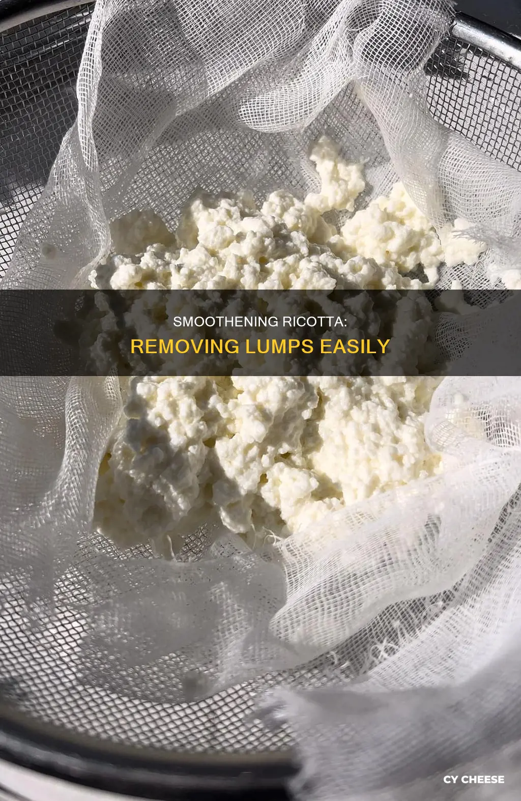 how to get lumps out of ricotta cheese