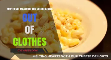 Mac and Cheese Mess: Removing Stains from Clothes