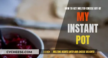 Cleaning Melted Cheese Off Your Instant Pot