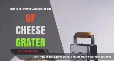 Quickly Clean Your Grater: Pepper Jack Cheese Removal