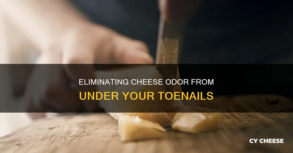 how to get rid of cheese smell under toenails