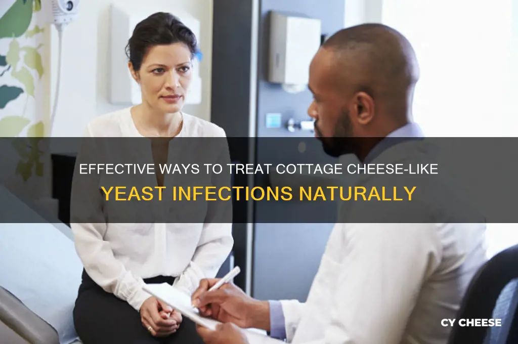 how to get rid of cottage cheese yeast infection