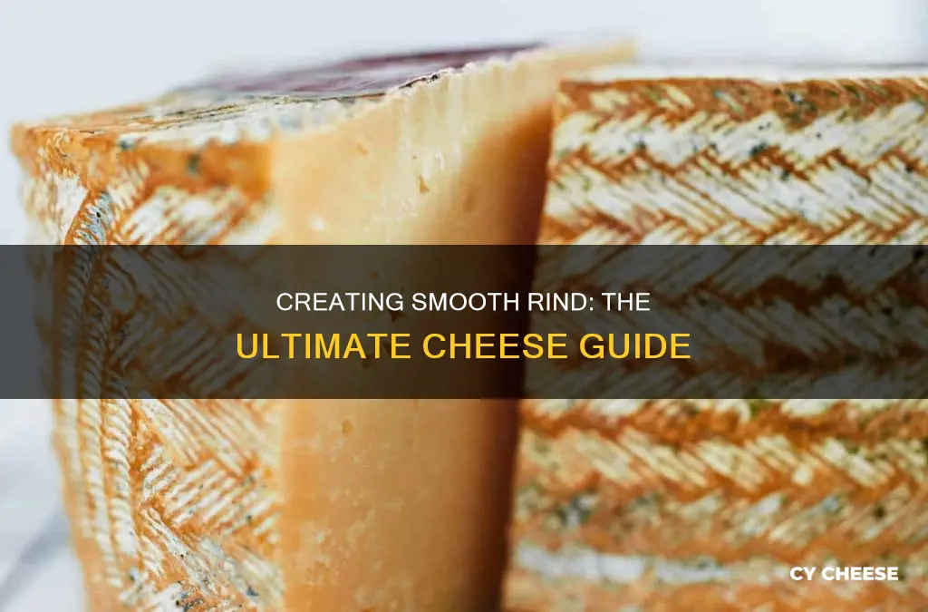 how to get smooth rind on cheese