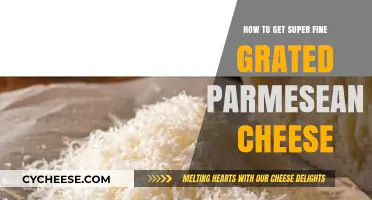 The Art of Super Fine Grated Parmesan Cheese