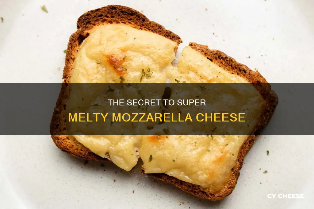 how to get super melty mozzarella cheese