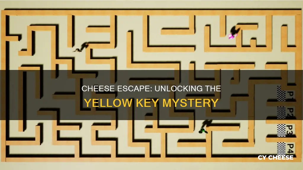 how to get the yellow key in cheese escape