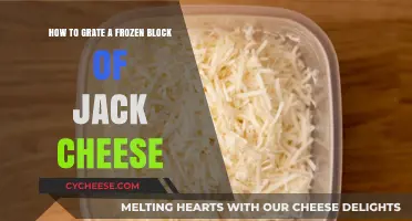 Mastering the Art of Grating Frozen Jack Cheese: Tips and Tricks