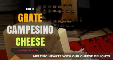 Mastering the Art of Grating Campesino Cheese: Tips and Techniques