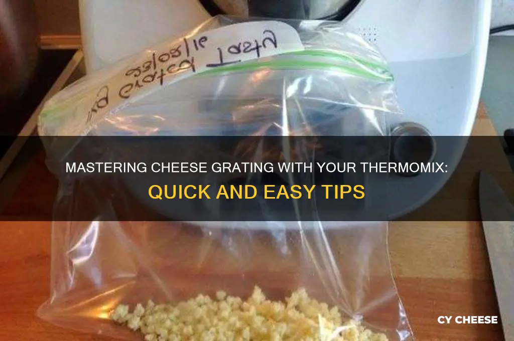 how to grate cheese thermomix