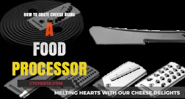 The Best Way to Grate Cheese Using a Food Processor