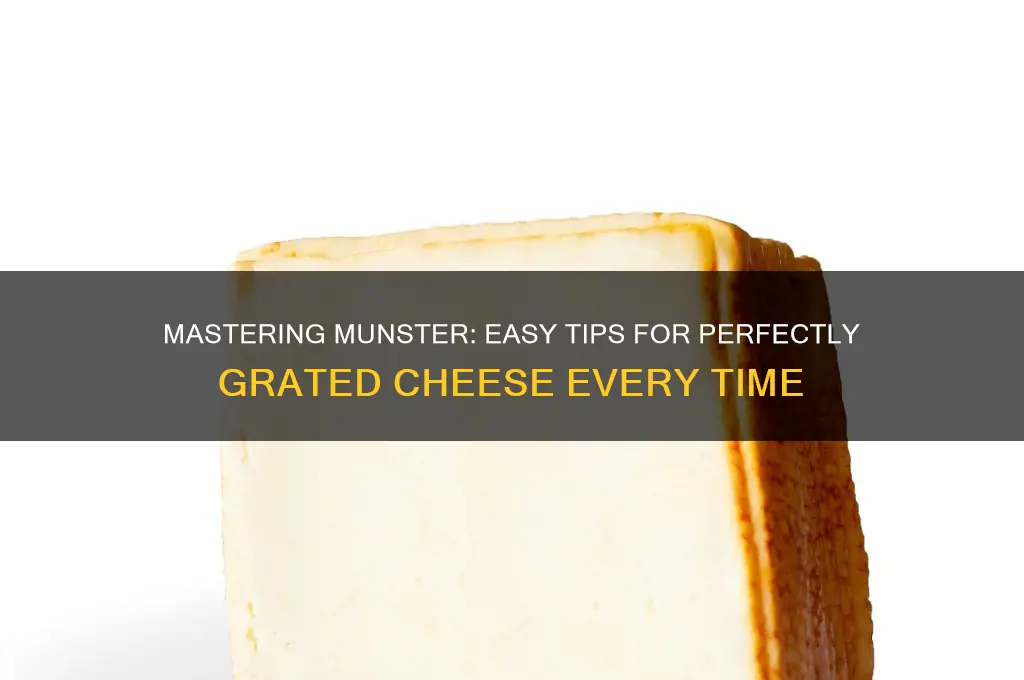 how to grate munster cheese
