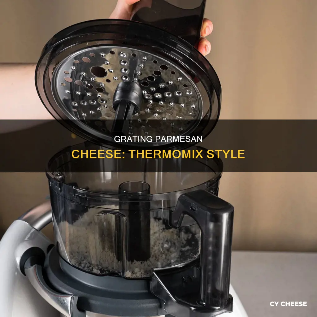 how to grate parmesan cheese in thermomix