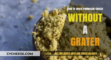 Grating Parmesan Cheese: No Grater, No Problem!