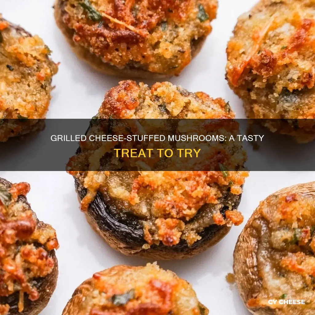 how to grill cheese stuffed mushrooms