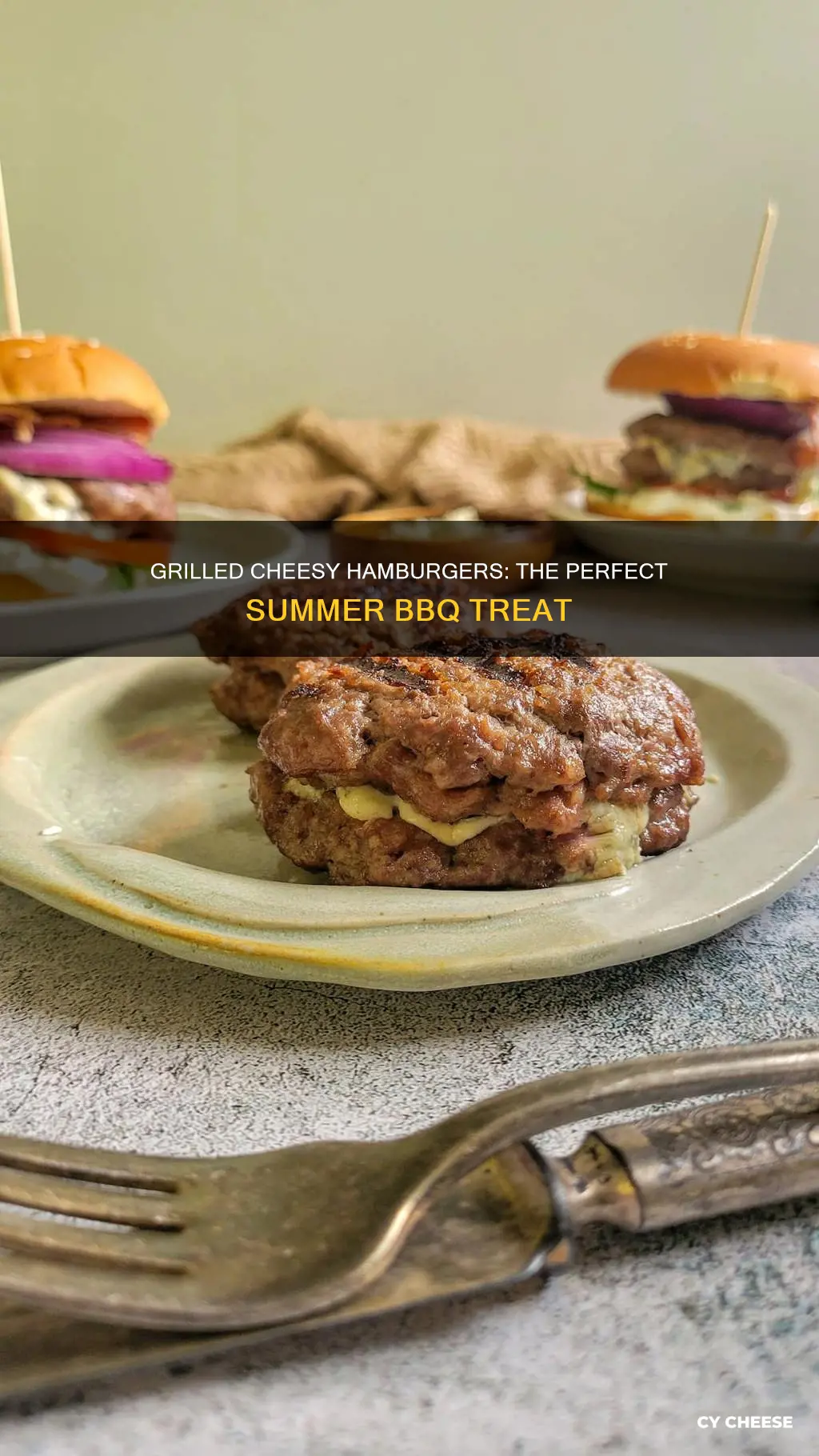 how to grill hamburgers with cheese inside