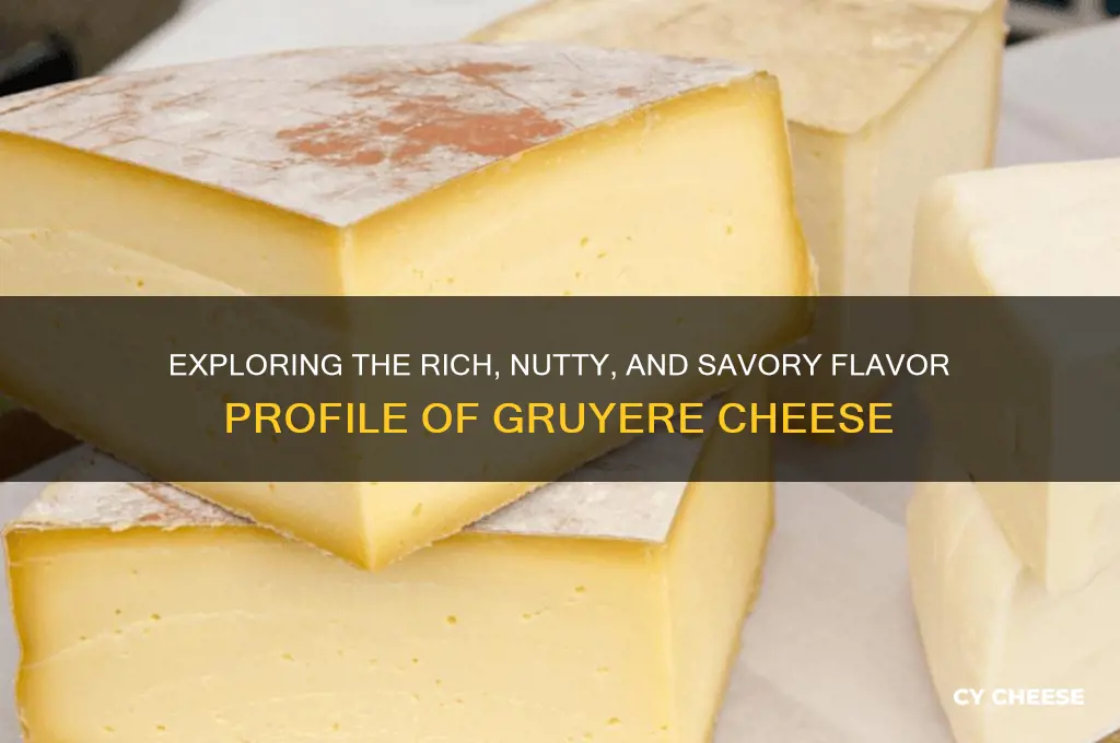 how to gruyere cheese taste