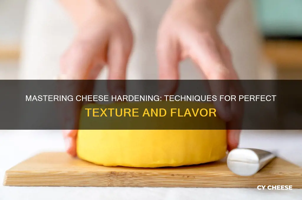 how to harden cheese