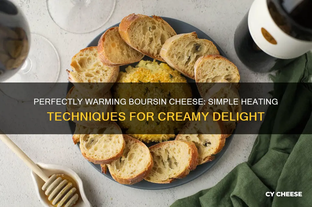 how to heat boursin cheese