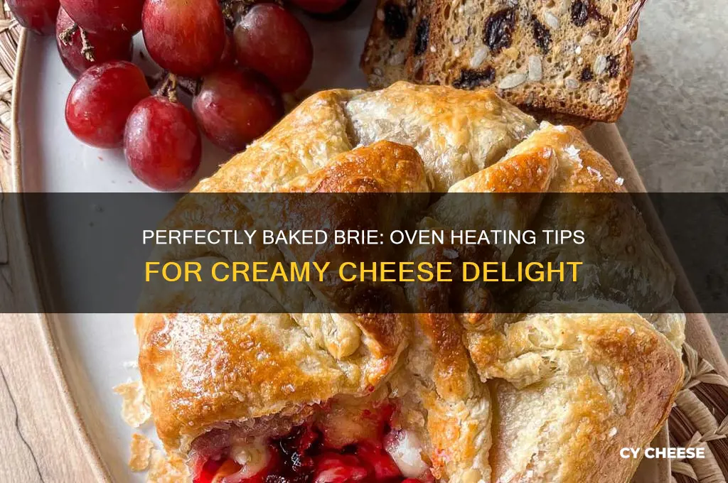 how to heat brie cheese in the oven