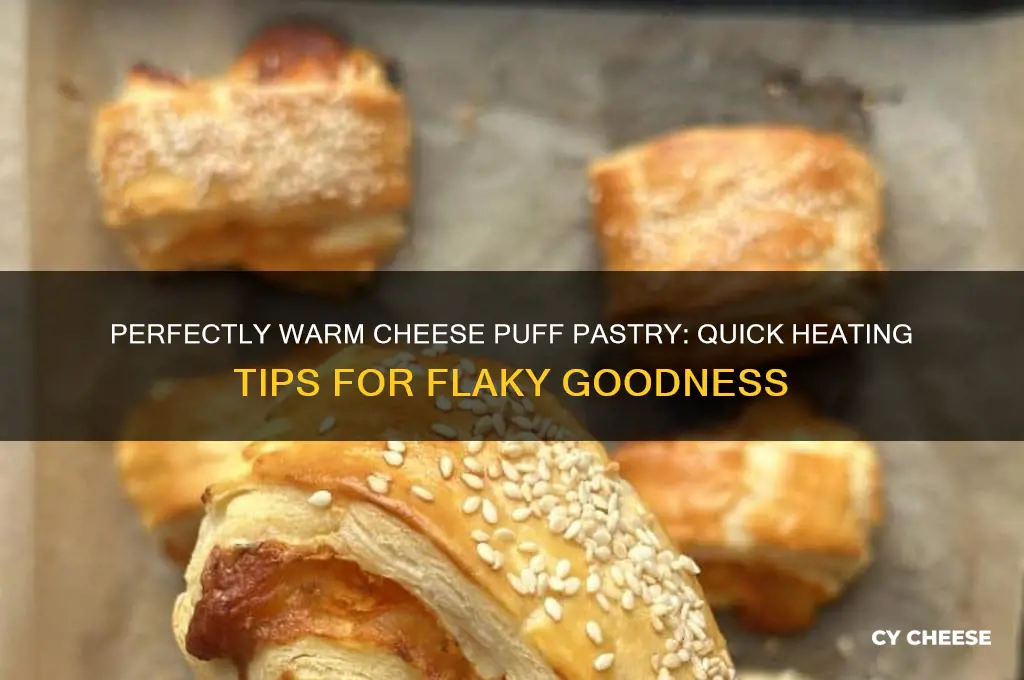 how to heat up a cheese puff pastry