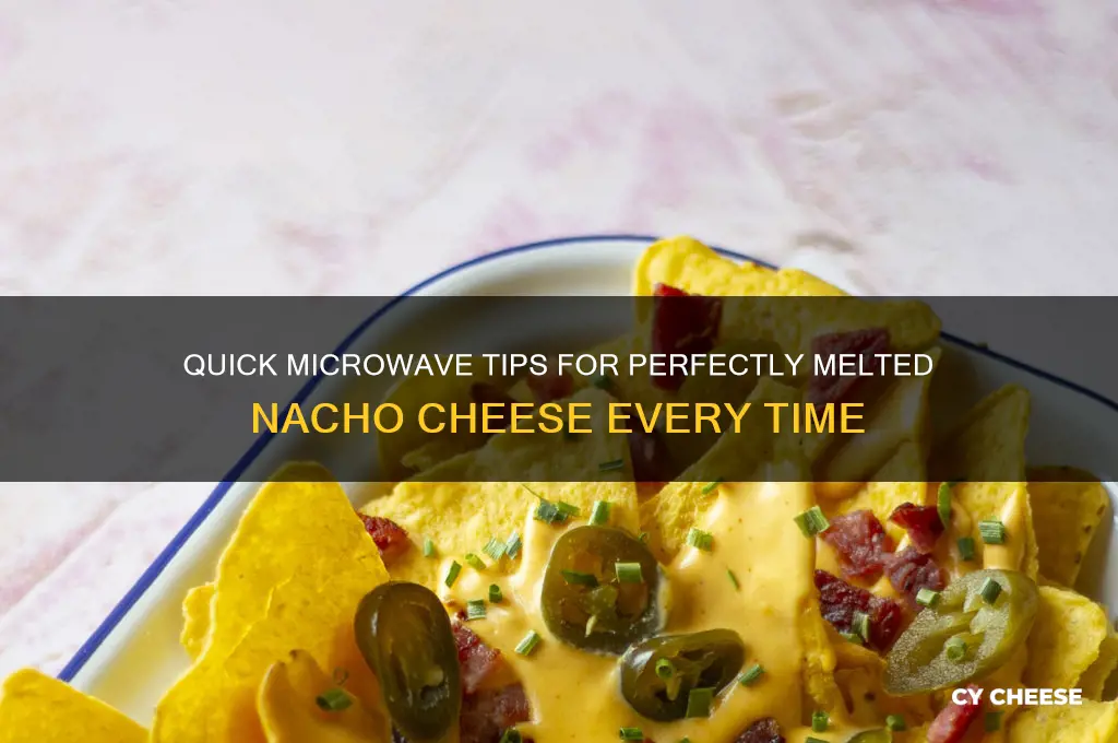 how to heat up nacho cheese in microwave