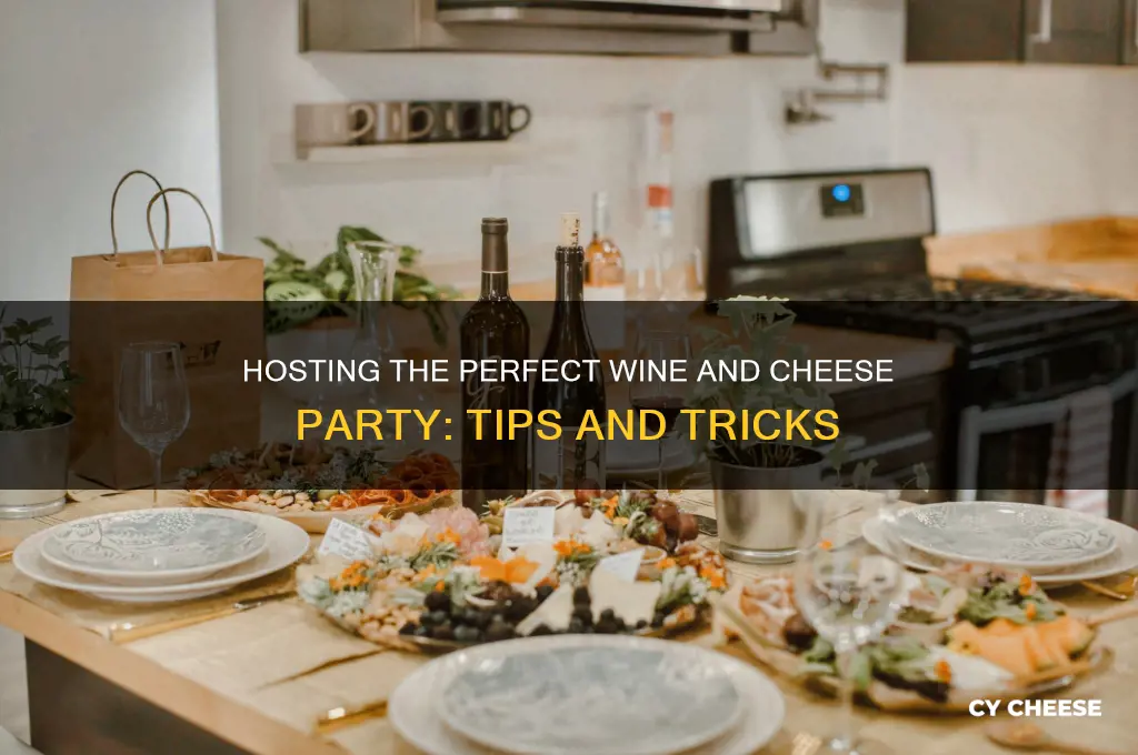 how to hold a wine and cheese party