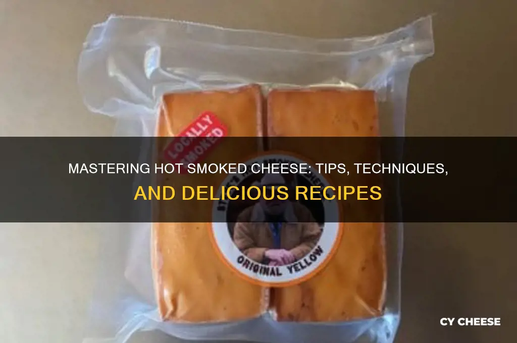 how to hot smoke cheese