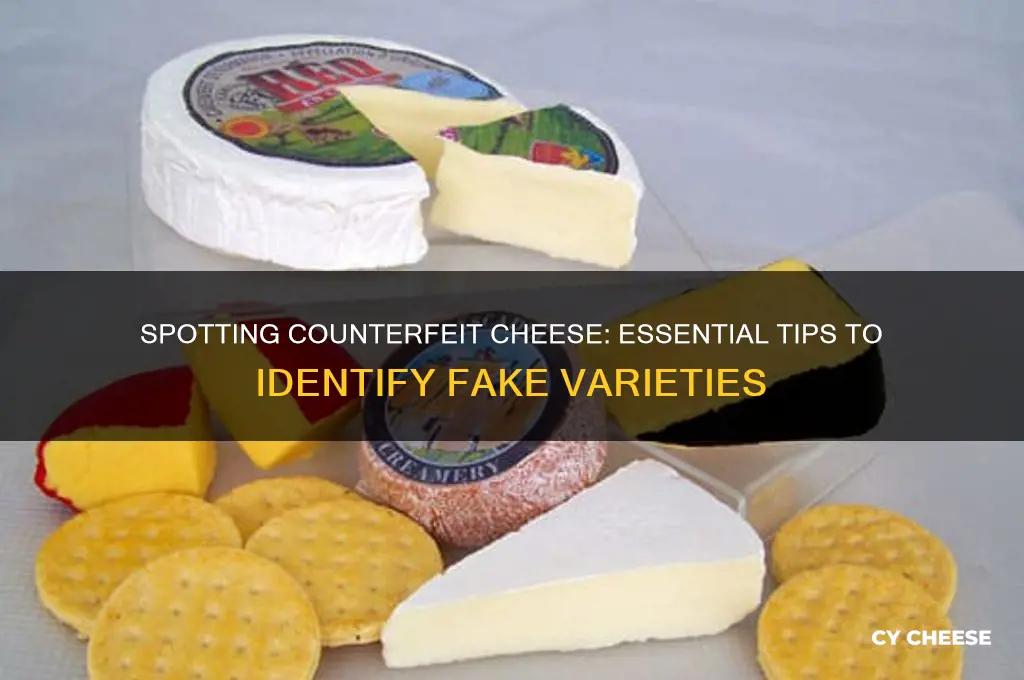 how to identify fake cheese