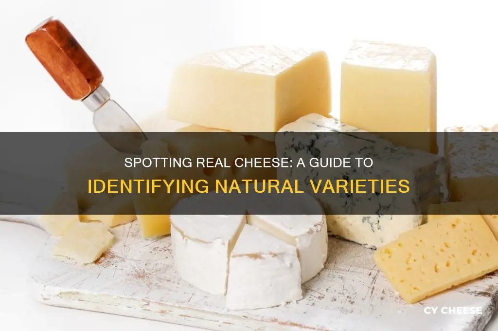 how to identify natural cheese