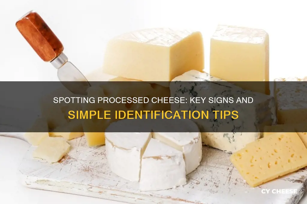 how to identify processed cheese