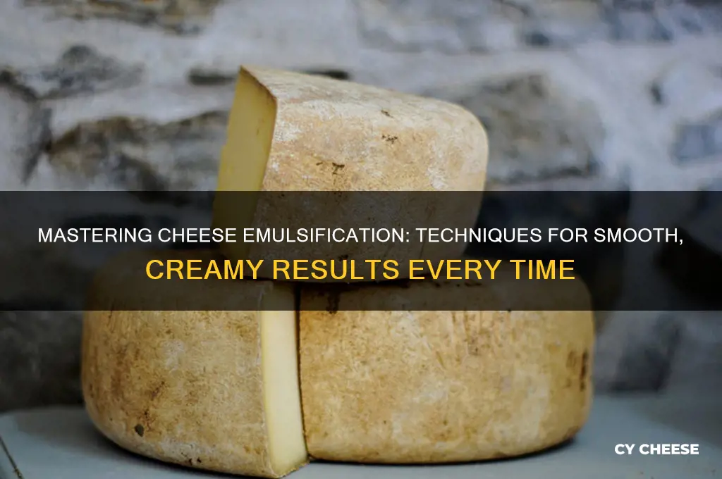 how to imulsify cheese