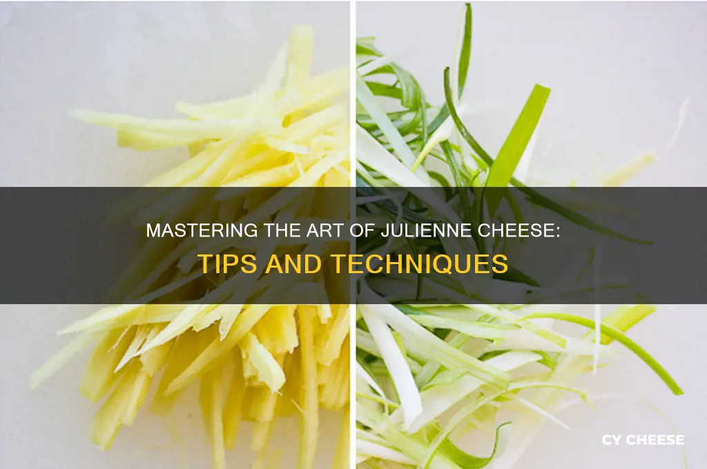 how to julienne cheese