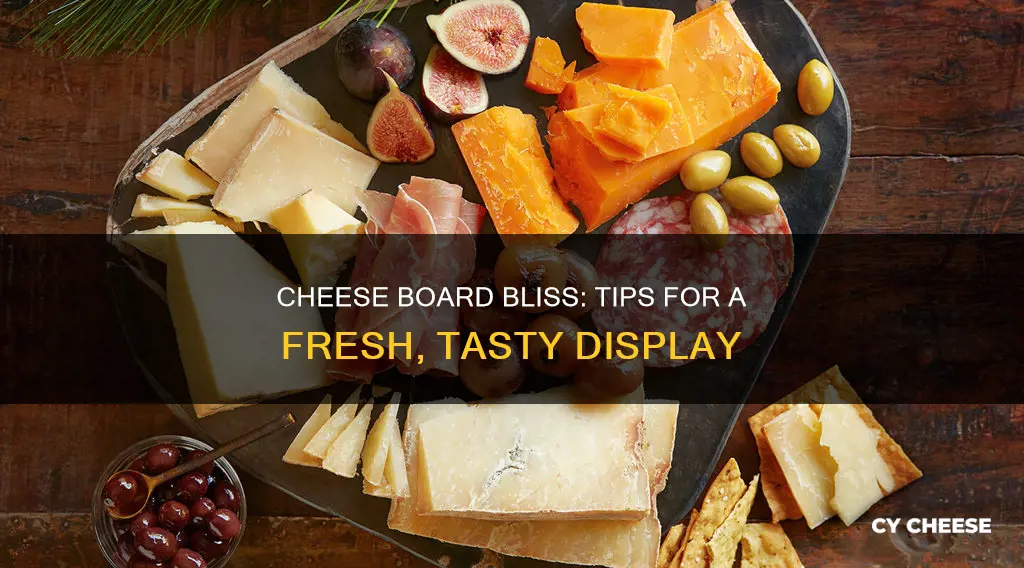 how to keep a cheddar cheese board looking fresh