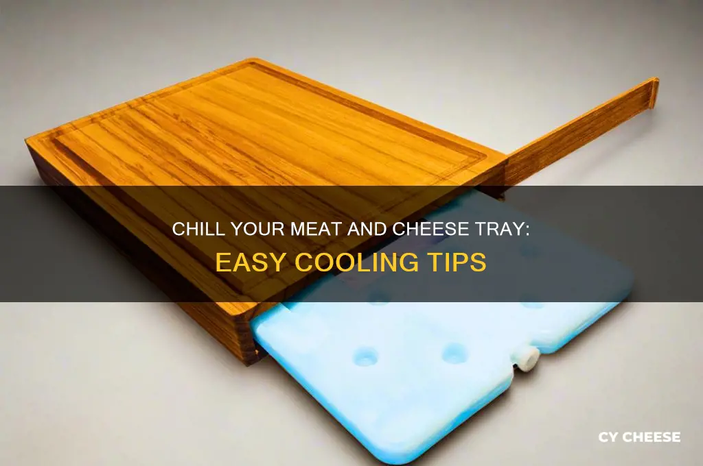 how to keep a meat and cheese tray cold