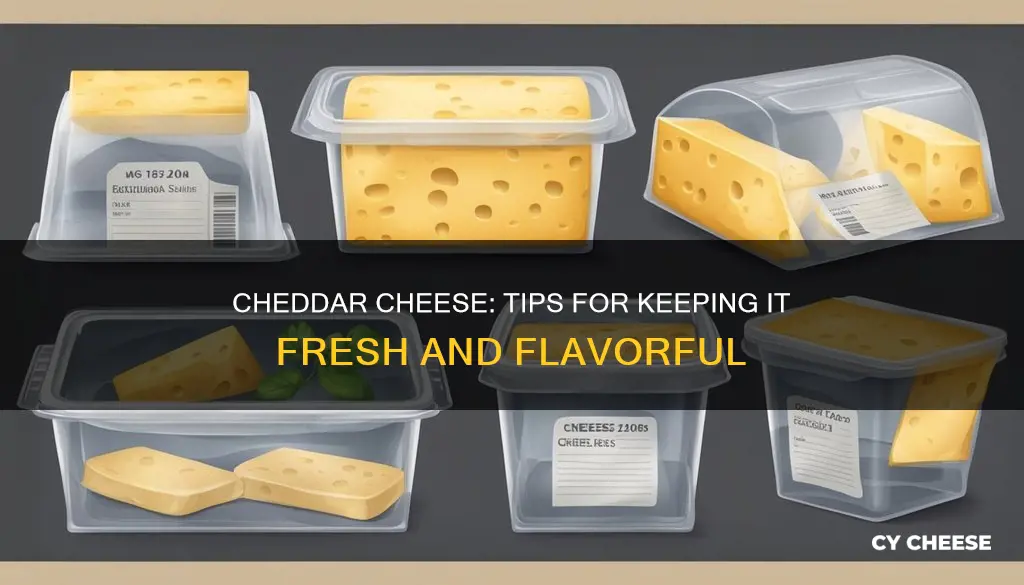 how to keep cheddar cheese fresh