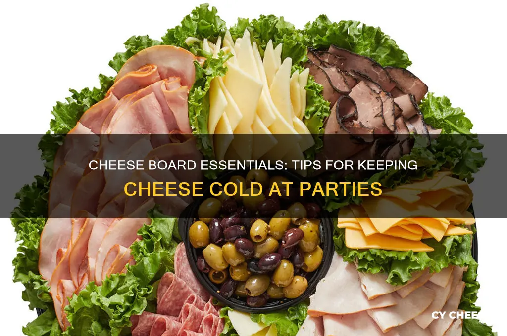 how to keep cheese cold at a party