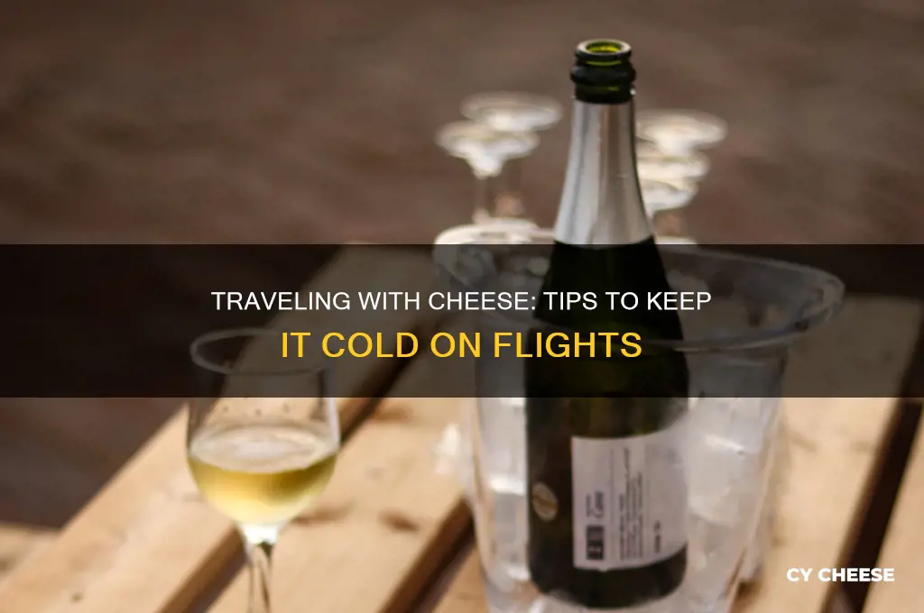 how to keep cheese cold on a plane