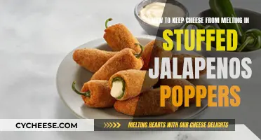 Preventing Melted Cheese in Jalapeño Poppers