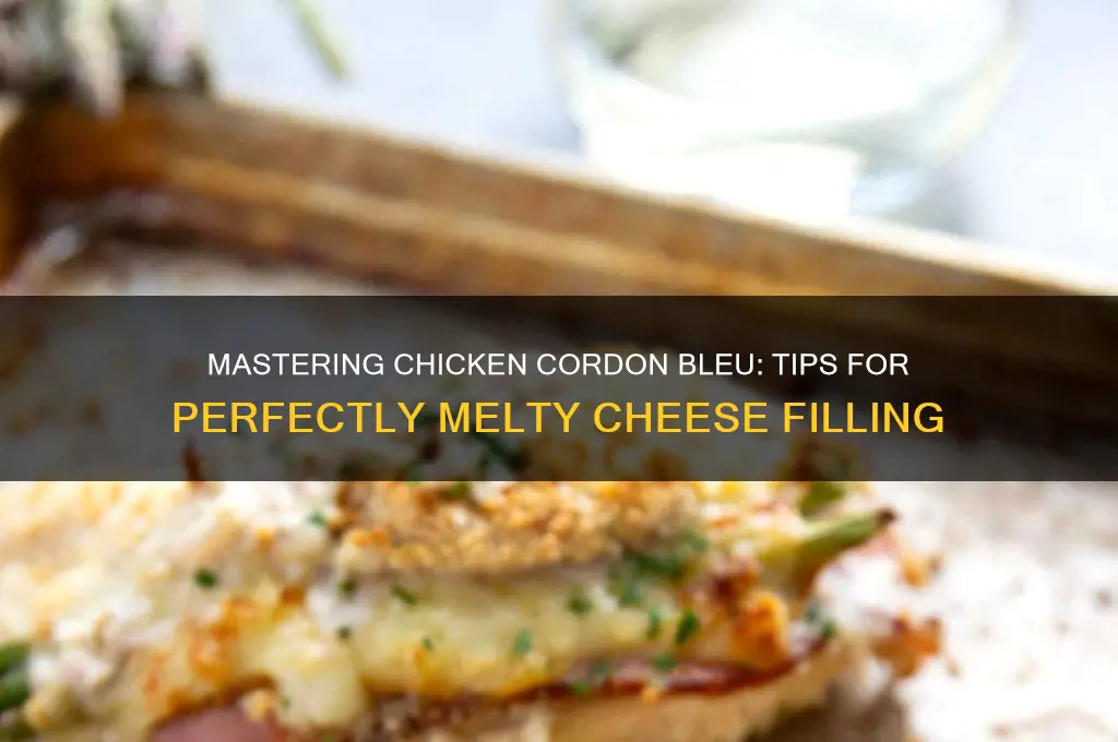 how to keep cheese in chicken cordon bleu