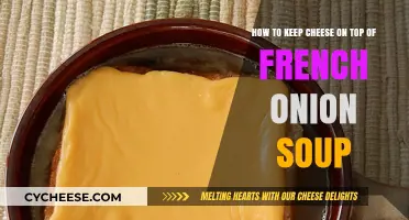 Mastering the Art of Keeping Cheese Afloat in French Onion Soup