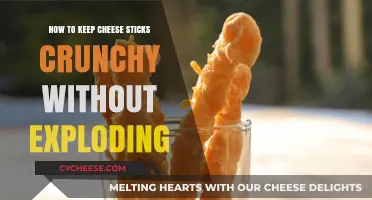 Crunchy Cheese Sticks: Tips to Avoid Exploding While Frying