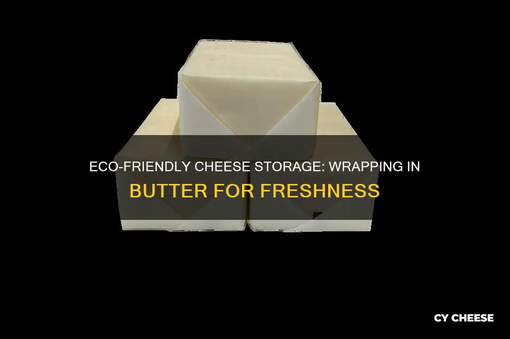 how to keep cheese without plastic coat in butter