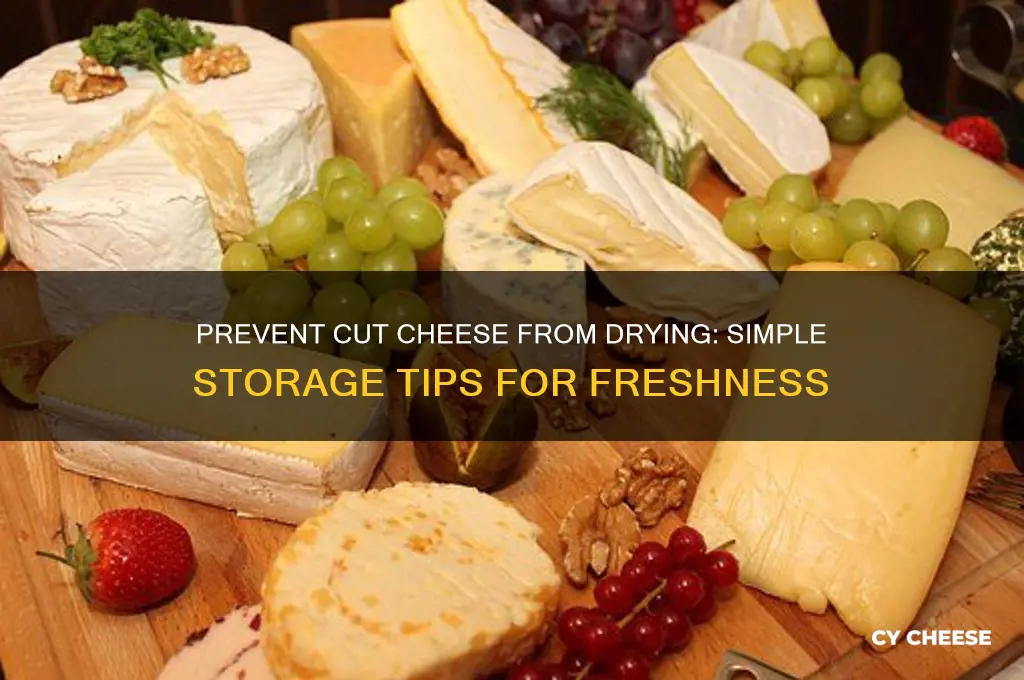 how to keep cut cheese from drying out