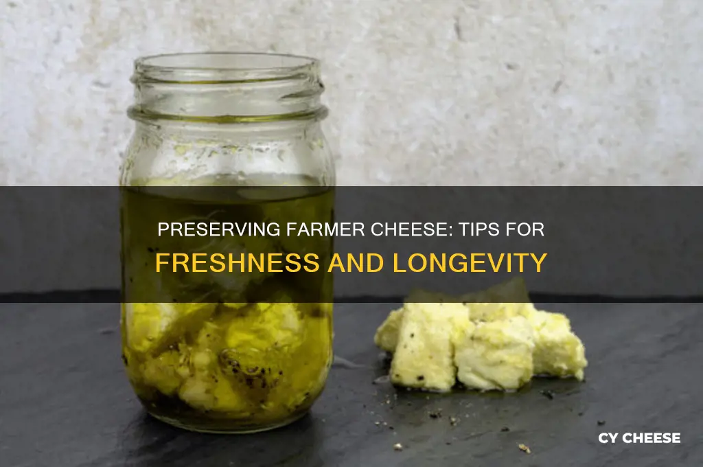 how to keep farmer cheese