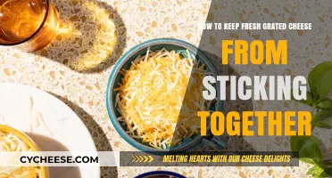 Prevent Clumping: Tips to Keep Fresh Grated Cheese Separated