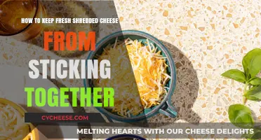 Prevent Clumping: Tips to Keep Shredded Cheese Fresh and Separated