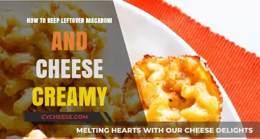 Mac and Cheese: Keeping Leftovers Creamy