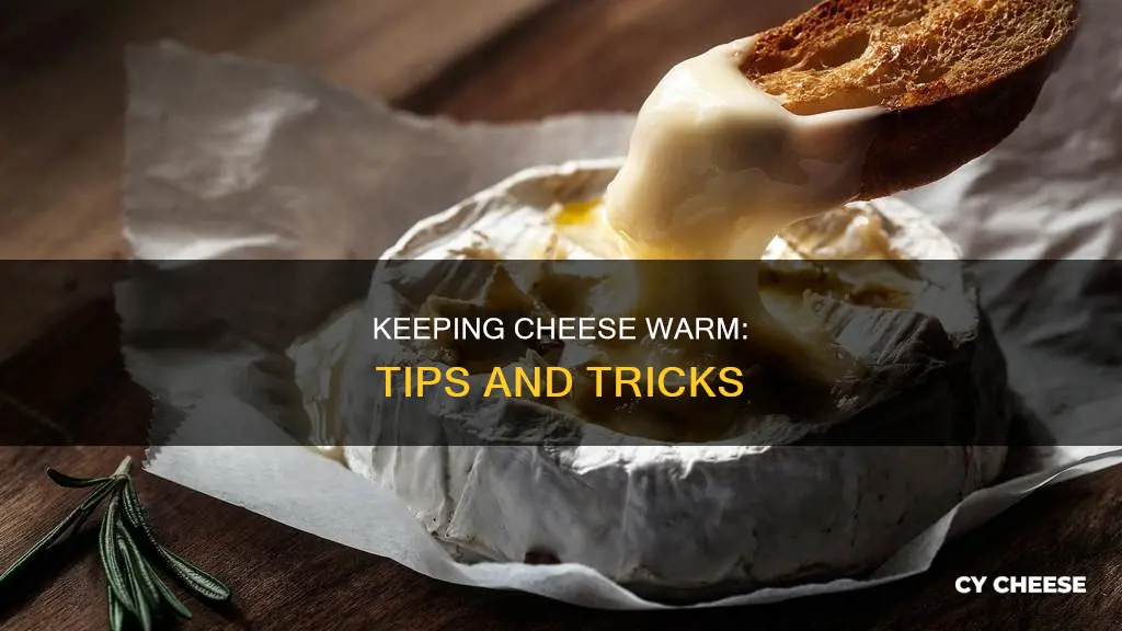 how to keep melted cheese warm