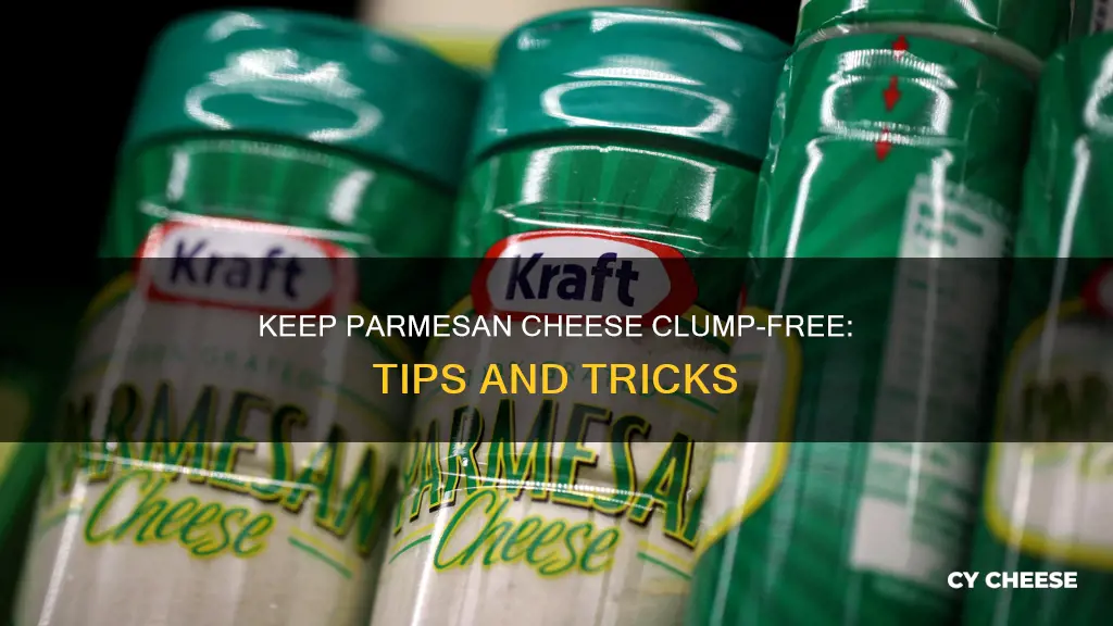 how to keep parmesan cheese from clumping when cooking
